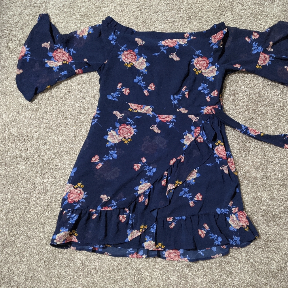 Off-shoulder Floral dress
